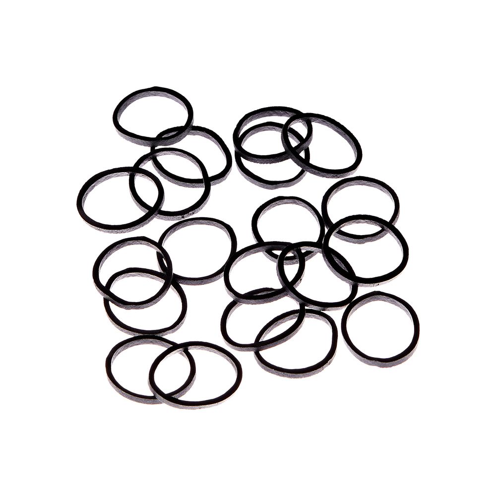 RED Rubber Bands Medium 500pcs - Black