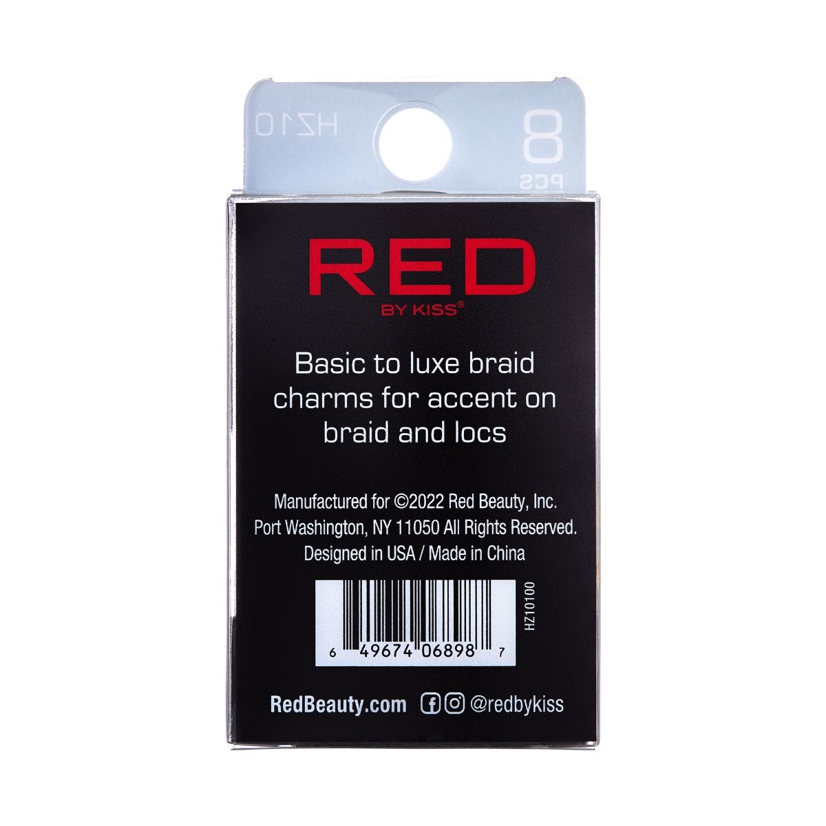 RED Braid Charm HZ10