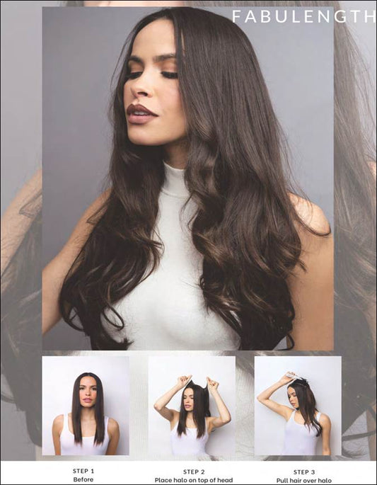 Rene of Paris Ready-To-Wear Halo Hair Fabulength Extensions 18"
