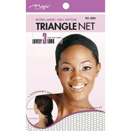 Magic Triangle Net Cotton X-Large Black