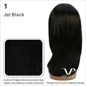 WNB -2 Human Hair Blend 28" Layered Straight W/Invisible Center Part