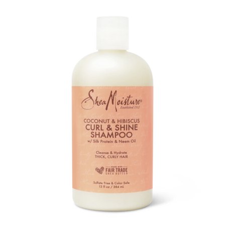 Shea Moisture Coconut & Hibiscus Curl & Shine Shampoo 13 oz