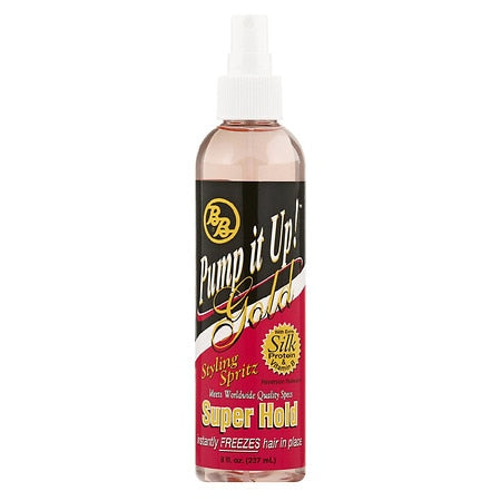 Pump it up Gold Spritz Super Hold 8 oz.