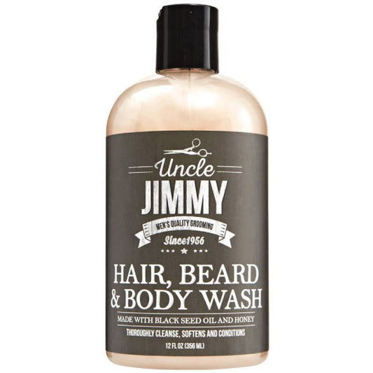 Uncle Jimmy Hair Beard & Body Wash 12 oz