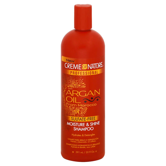 Creme of Nature Argan Oil Sulfate-Free Moisture & Shine Shampoo 20 oz