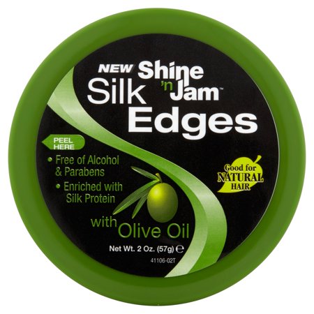 Shine 'N Jam Silk Edges With Olive Oil 2 oz