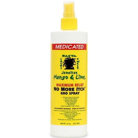 Jamaican Mango & Lime No More Itch Gro Spray Maximum Relief 16 oz.
