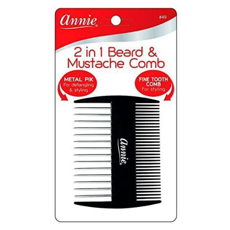 Annie 2 in 1 Beard & Mustache Comb