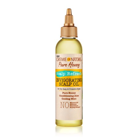 Creme of Nature Pure Honey Scalp Refresh Invigorating Scalp Oil 4 oz