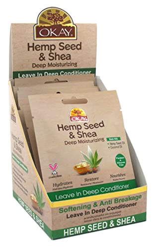 Okay Hemp Seed & Shea Leave-In Conditioner 1.25 oz