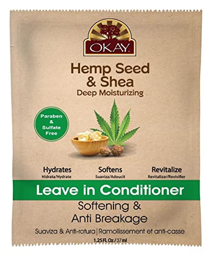 Okay Hemp Seed & Shea Leave-In Conditioner 1.25 oz