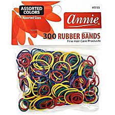 Annie Rubber Bands 300 Count - Assorted