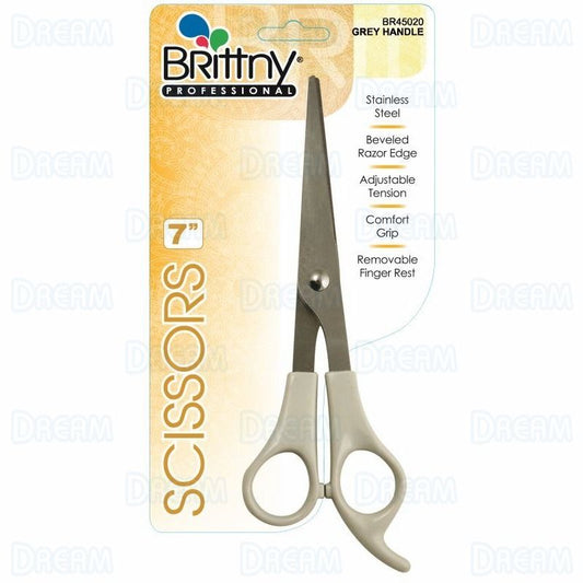 7" Steel Scissor with Grey Handle