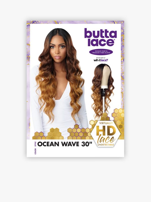 Butta Lace Human Hair Blend Ocean Wave 30"
