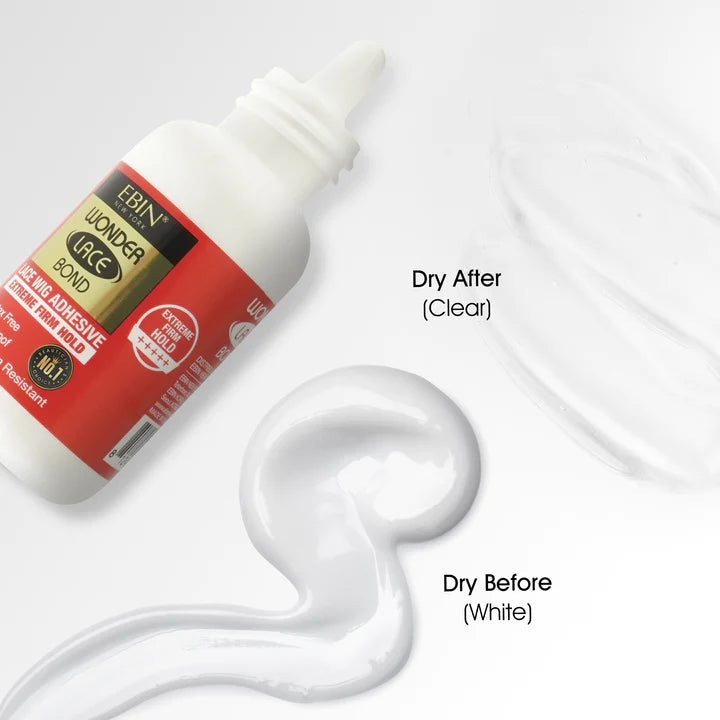 Ebin Wonder Lace Bond Adhesive Glue - Extreme Firm Hold - Active 1.18 oz.