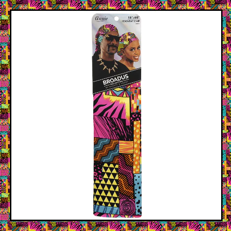 Broadus Collection by Shante & Snoop - Silky Headwrap Scarf 15"x60"