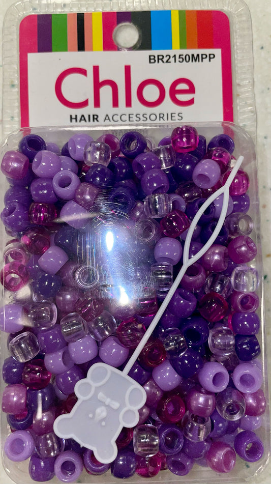 Chloe Mixed Purple Beads 500PC W/ Beader