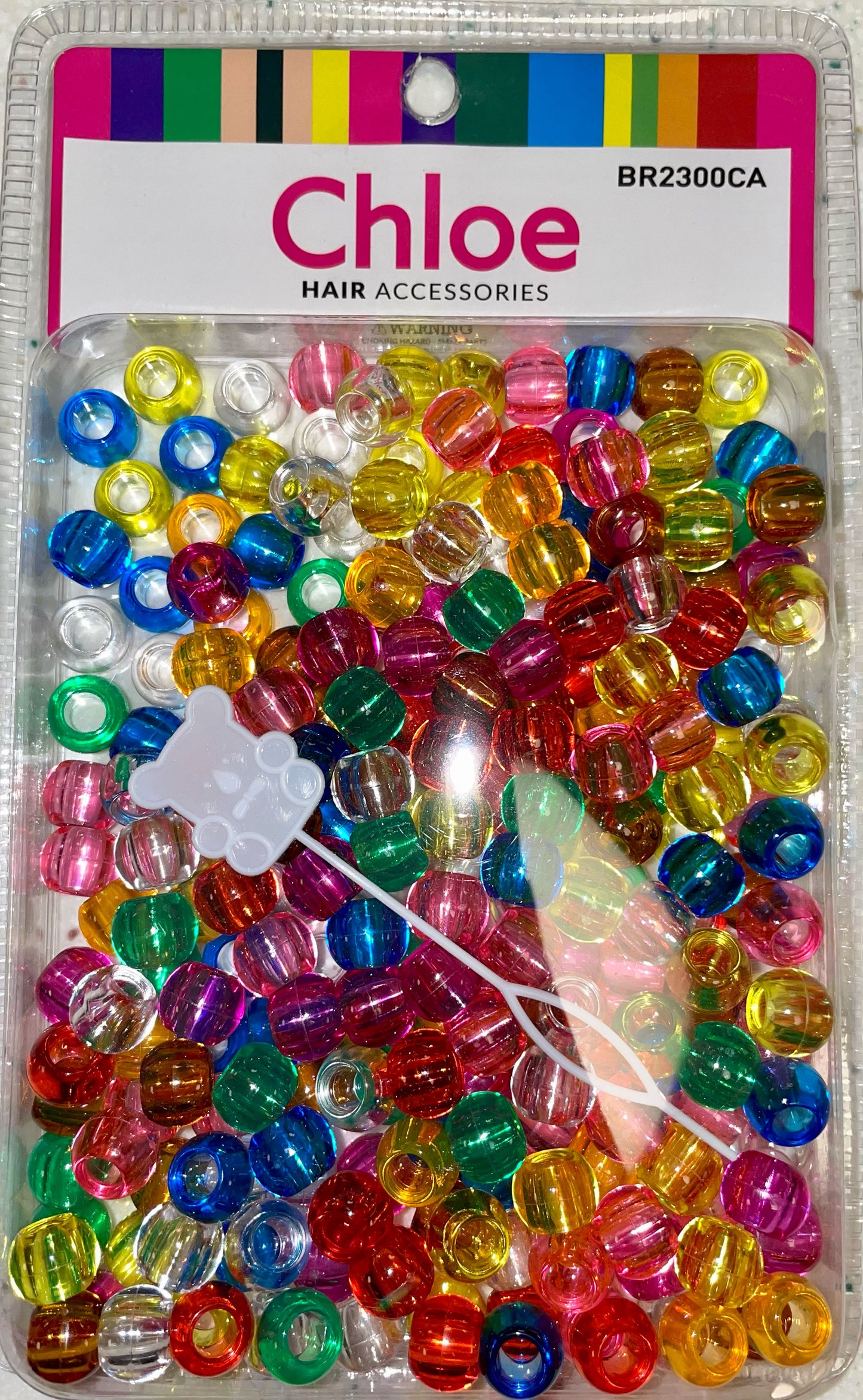 Chloe Clear Assorted Large Bead