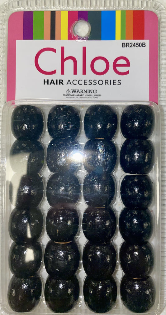 Chloe Round Jumbo Wood Beads 24/Pk