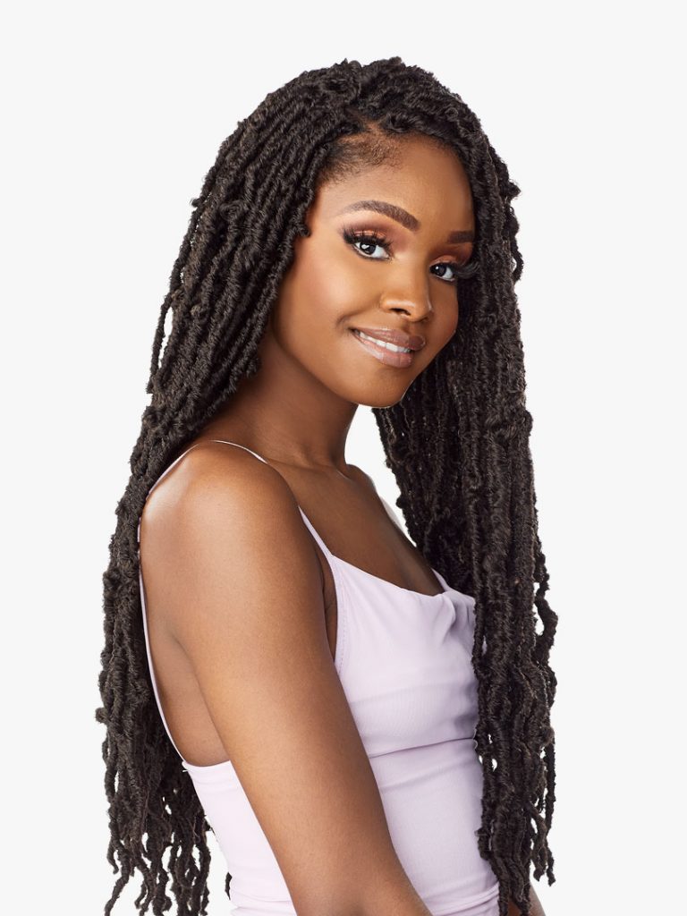 3X Distressed Locs 24"