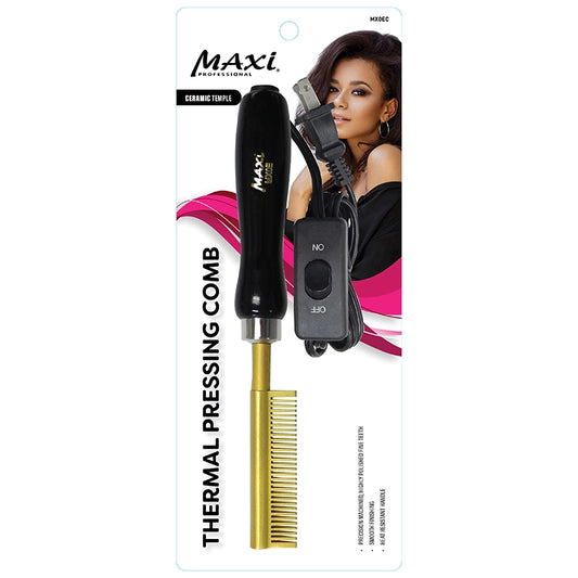 Maxi Electric Ceramic Pressing Comb - Temple