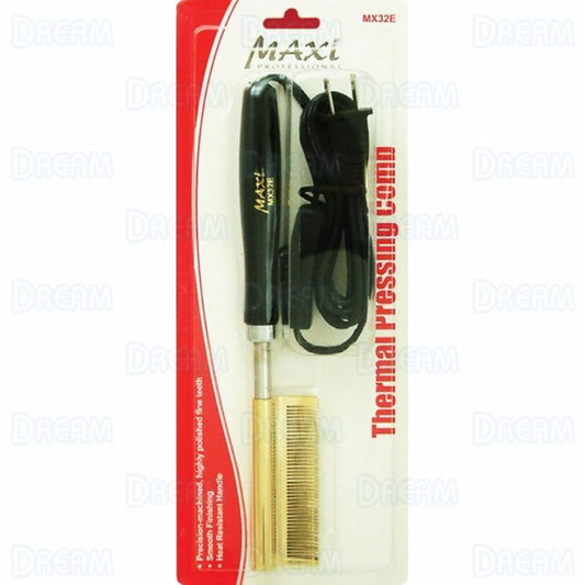 Maxi Electric Ceramic Pressing Comb - Curved