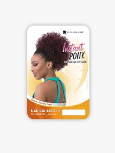 Natural Afro 10 Instant Pony
