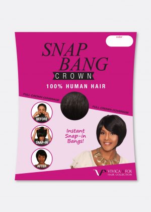 Snap Bang Crown Human Hair