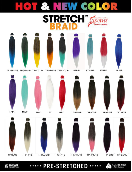 Spetra Pre-Stretched Anti-Itch Knotless Braid 25" Single Pack
