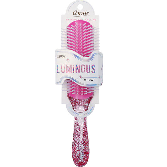 Annie Luminous 9 Row Styling Brush - Assorted Colors
