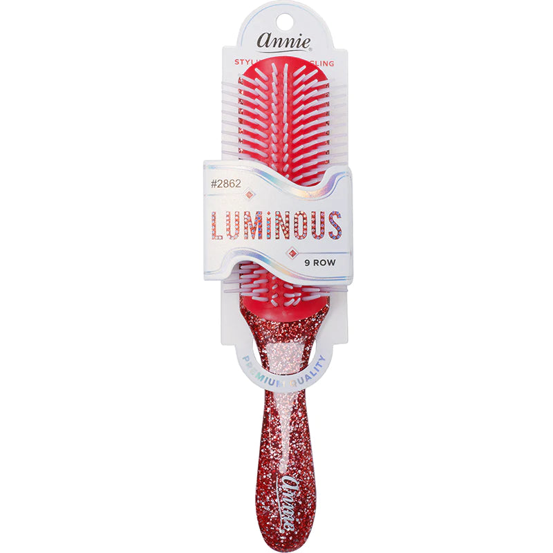 Annie Luminous 9 Row Styling Brush - Assorted Colors