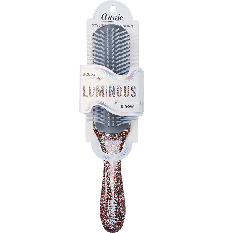 Annie Luminous 9 Row Styling Brush - Assorted Colors