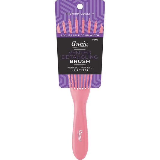 Annie Vented Detangler Brush 8-Row Assorted