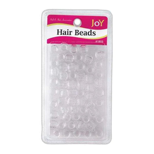 Joy Clear Plastic Large Beads 70 Count