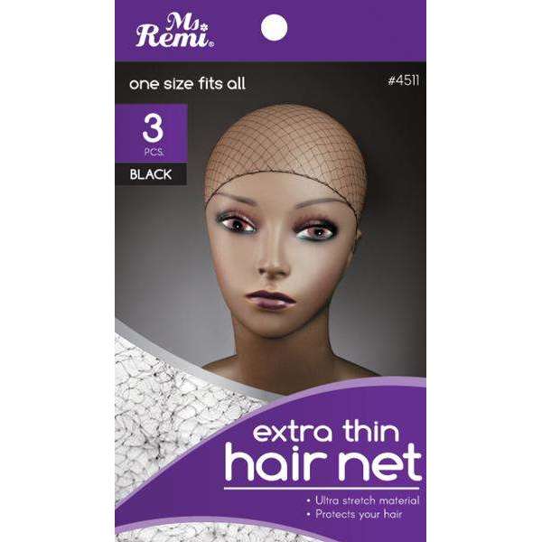 Ms. Remi Extra Thin Net 3-Piece (Black or Brown)