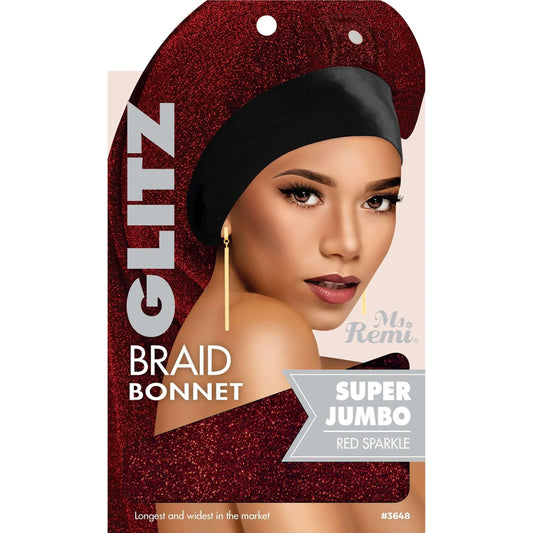 Ms. Remi Glitz Braid Bonnet Ultra Jumbo