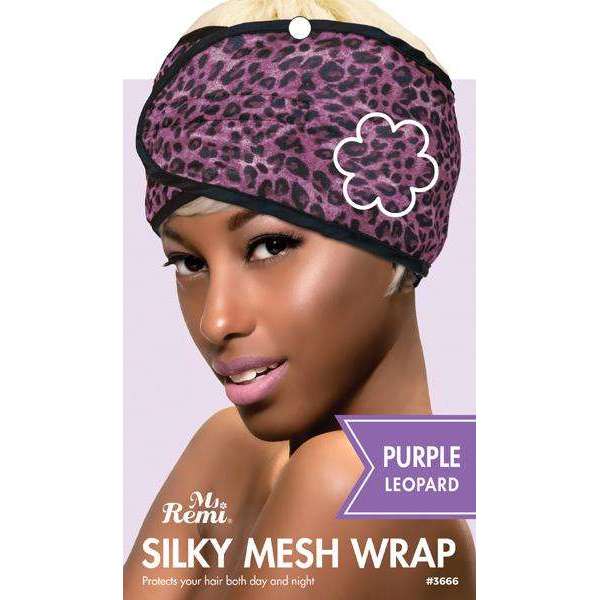 Ms. Remi Silky Mesh Wrap - Leopard Assorted