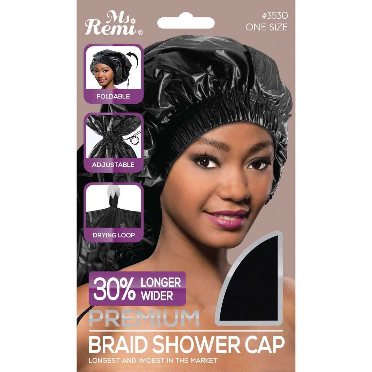 Premium Braid Shower Cap