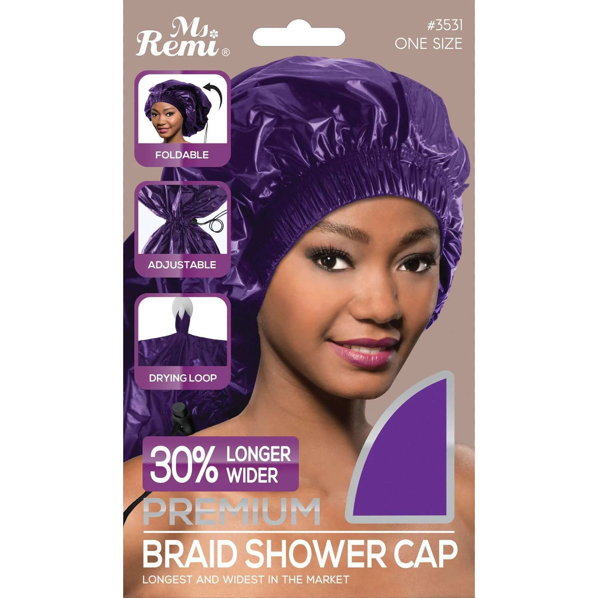 Premium Braid Shower Cap