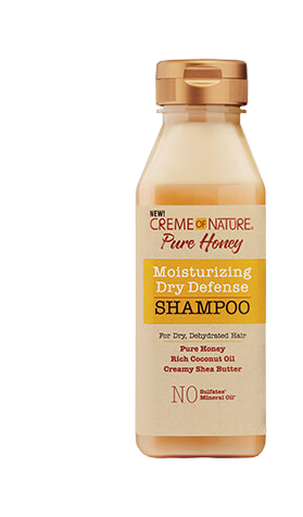 Creme of Nature Pure Honey Moisturizing Dry Defense Shampoo 12 oz.